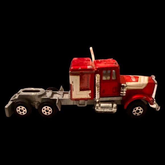 VINTAGE Yatming Kenworth RED DEVIL Lorry Truck Diecast Hong Kong - Picture 3 of 6